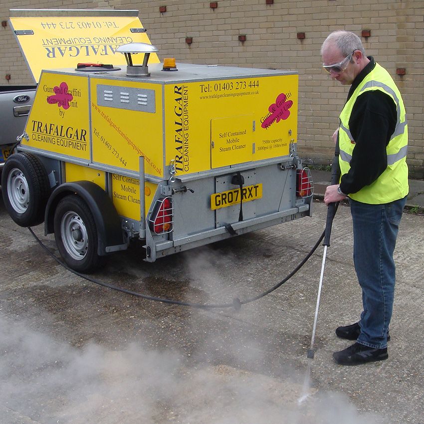 Self-Contained Mobile Steam Cleaner Trailer