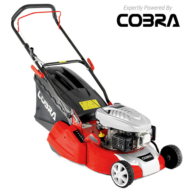 Cobra RM40C 16" Petrol Powered Rear Roller Lawnmower