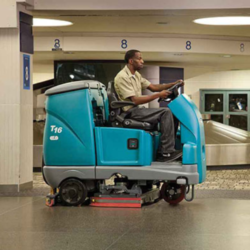 Tennant T16 Battery Ride-On Floor Scrubber Dryer