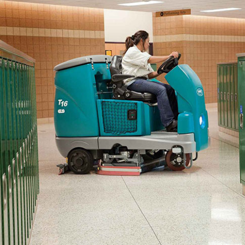 Tennant T16 Battery Ride-On Floor Scrubber Dryer