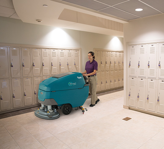 Tennant T600e Walk-Behind Floor Scrubber-Dryer