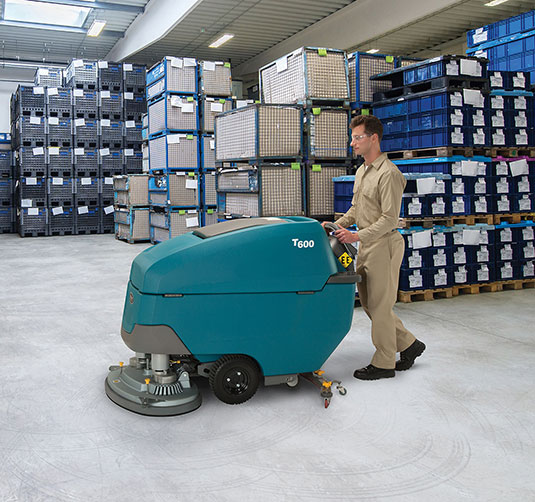 Tennant T600e Walk-Behind Floor Scrubber-Dryer